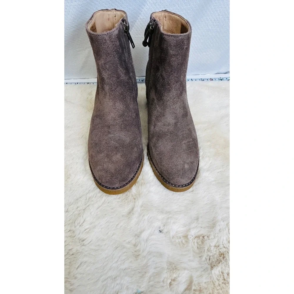 UGG Australia Brown Suede Lace Up Back Ankle Boots 1095793 Womens 6